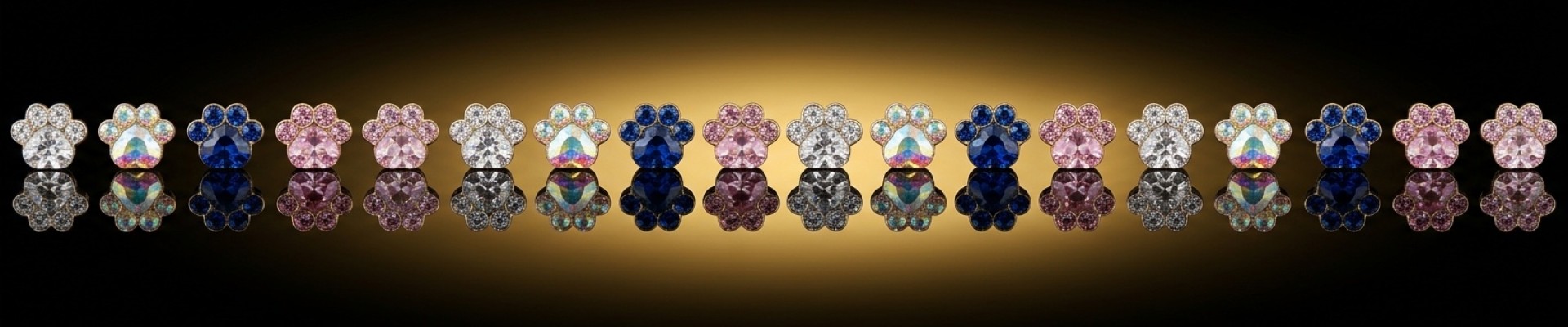 Strass Patte de Chat - Forme triangulaire