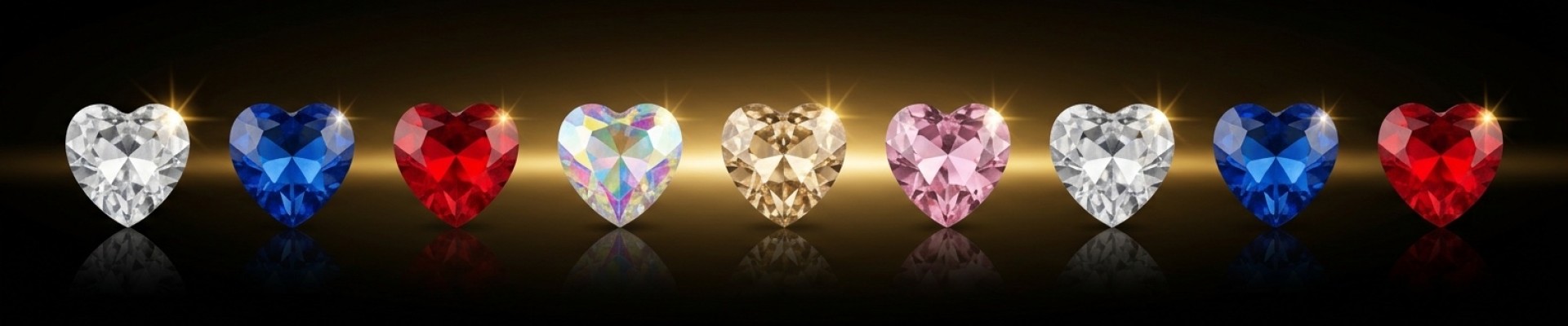 Strass dentaires en forme de Cœur