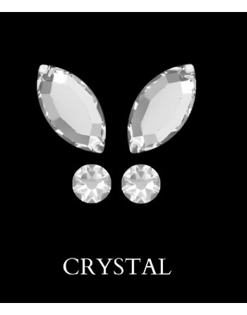 Schmetterling Crystal Komplett Swarovski | Feenhafter Zahnschmuck