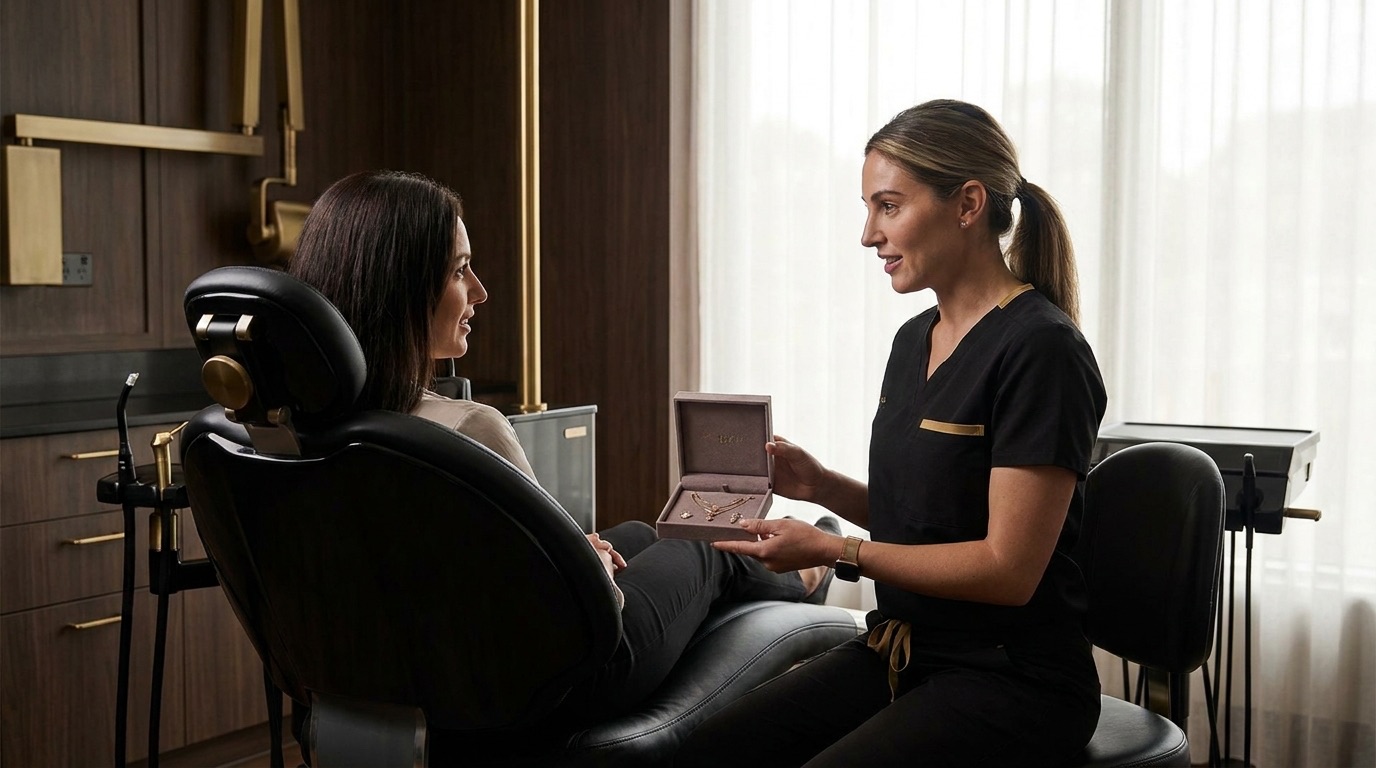 Mon dentiste peut-il refuser de poser (ou de retirer) un strass dentaire ? Guide 2026