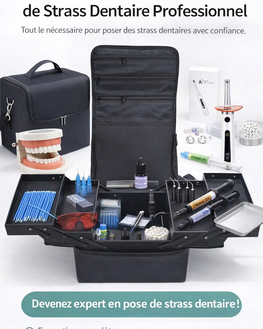 Kit de Formation Pose de Strass Dentaire Professionnel